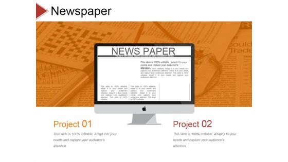 Newspaper Ppt PowerPoint Presentation Ideas Backgrounds