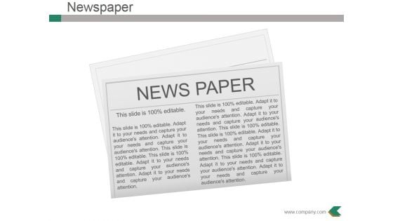 Newspaper Ppt PowerPoint Presentation Infographic Template Templates