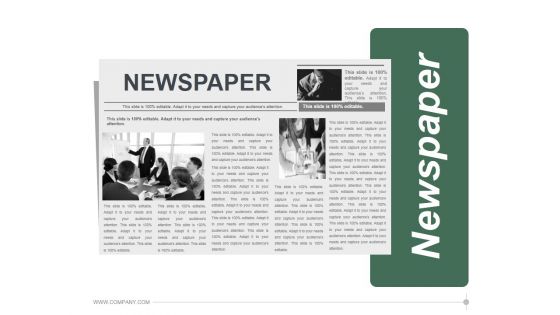 Newspaper Ppt PowerPoint Presentation Information