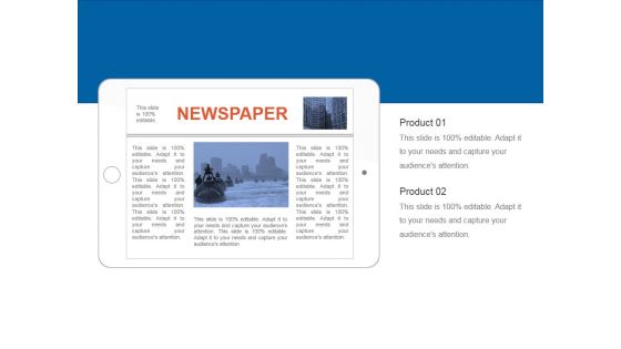 Newspaper Ppt PowerPoint Presentation Inspiration Clipart