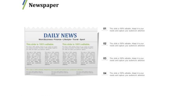 Newspaper Ppt PowerPoint Presentation Layouts Examples