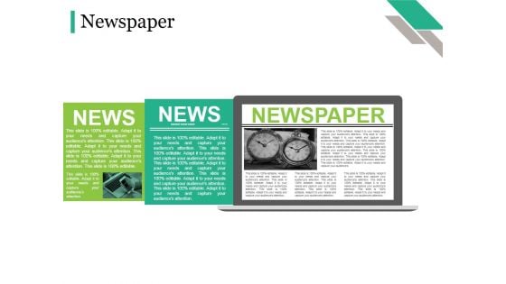 Newspaper Ppt PowerPoint Presentation Model Display