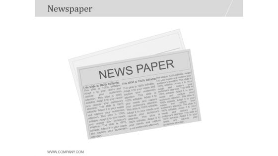 Newspaper Ppt PowerPoint Presentation Samples