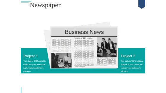 Newspaper Ppt PowerPoint Presentation Show Introduction