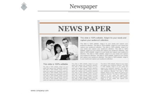 Newspaper Ppt PowerPoint Presentation Show