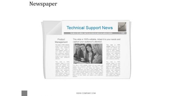 Newspaper Ppt PowerPoint Presentation Templates