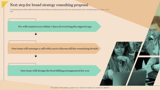 Next Step For Brand Strategy Consulting Proposal Ppt PowerPoint Presentation File Guide PDF