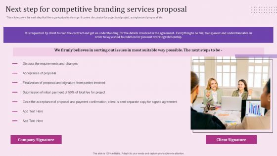 Next Step For Competitive Branding Services Proposal Structure PDF Next Step For Competitive Branding Services Proposal Structure PDF