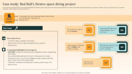 Nike Emotional Branding Strategy Case Study Red Bulls Stratos Space Diving Project Information PDF