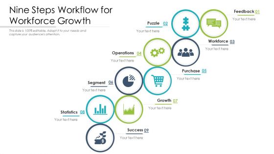Nine Steps Workflow For Workforce Growth Ppt PowerPoint Presentation File Graphics Download PDF Nine Steps Workflow For Workforce Growth Ppt PowerPoint Presentation File Graphics Download PDF