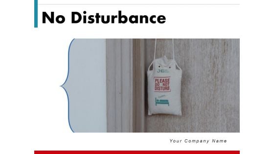 No Disturbance Wooden Door Door Handle Ppt PowerPoint Presentation Complete Deck