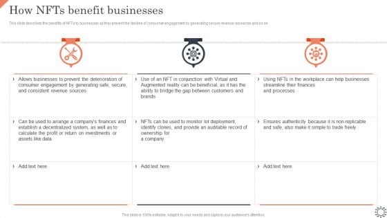 Non Fungible Token Methodology IT How Nfts Benefit Businesses Designs PDF