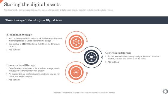 Non Fungible Token Methodology IT Storing The Digital Assets Introduction PDF