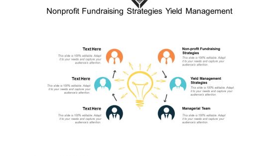 Non Profit Fundraising Strategies Yield Management Strategies Managerial Team Ppt PowerPoint Presentation Icon Format