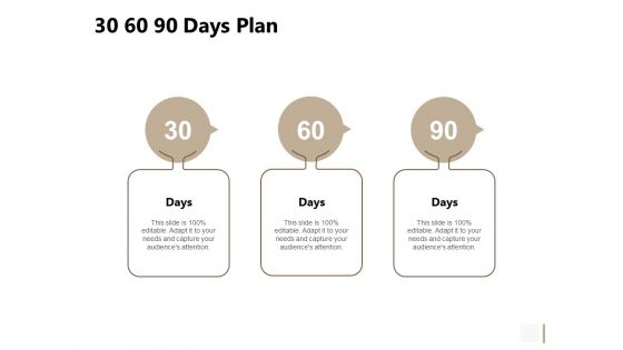 Non Profit Organization Sponsorship Proposal 30 60 90 Days Plan Diagrams PDF