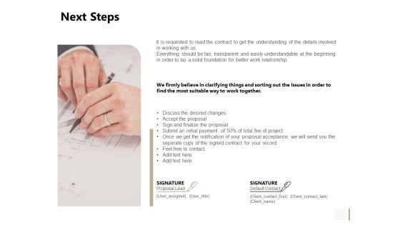 Non Profit Organization Sponsorship Proposal Next Steps Background PDF Non Profit Organization Sponsorship Proposal Next Steps Background PDF