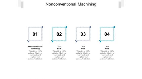 Nonconventional Machining Ppt PowerPoint Presentation Model Design Ideas Cpb Pdf