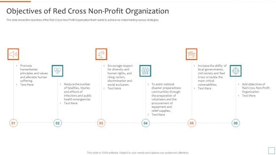 Nonprofit Strategic Planning Achieve Organization Objectives Objectives Of Red Cross Formats PDF