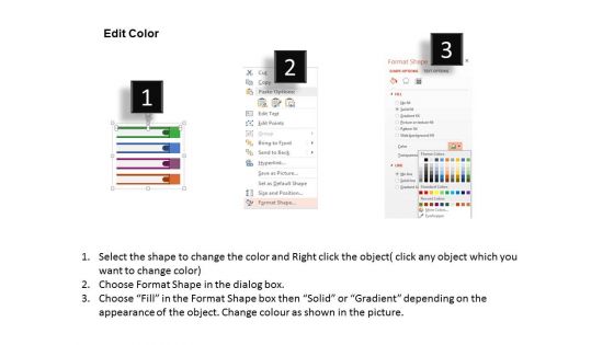 Number Banners With Record And File Icons Powerpoint Template