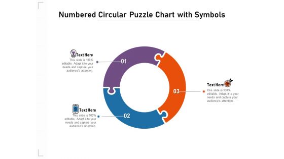 Numbered Circular Puzzle Chart With Symbols Ppt PowerPoint Presentation File Slide Download PDF