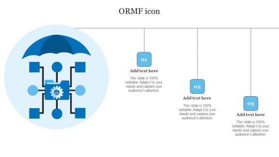 ORMF Icon Ppt PowerPoint Presentation Icon Inspiration PDF