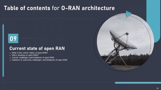 O RAN Architecture Ppt PowerPoint Presentation Complete Deck With Slides