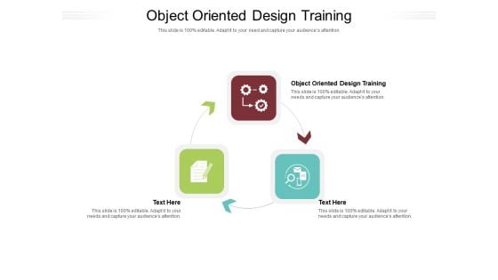 Object Oriented Design Training Ppt PowerPoint Presentation Icon Deck Cpb Pdf