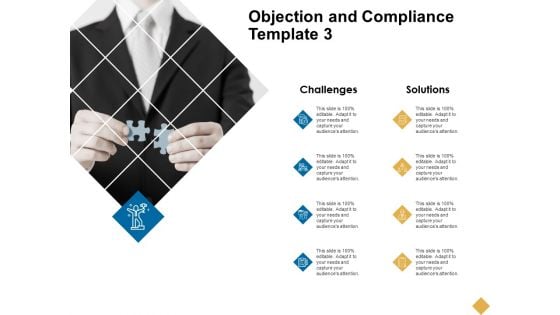 Objection And Compliance Template 3 Ppt PowerPoint Presentation Slide