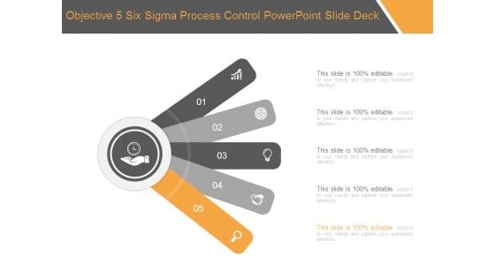 Objective 5 Six Sigma Process Control Powerpoint Slide Deck