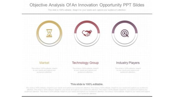 Objective Analysis Of An Innovation Opportunity Ppt Slides