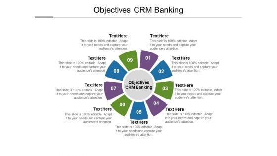 Objectives CRM Banking Ppt PowerPoint Presentation Infographics Deck Cpb