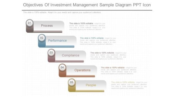 Objectives Of Investment Management Sample Diagram Ppt Icon