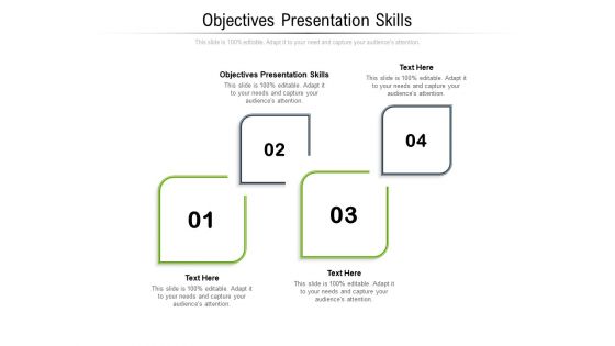 Objectives Presentation Skills Ppt PowerPoint Presentation Gallery Mockup Cpb Pdf