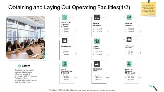 Obtaining And Laying Out Operating Facilities Shipping And Receiving Sample PDF