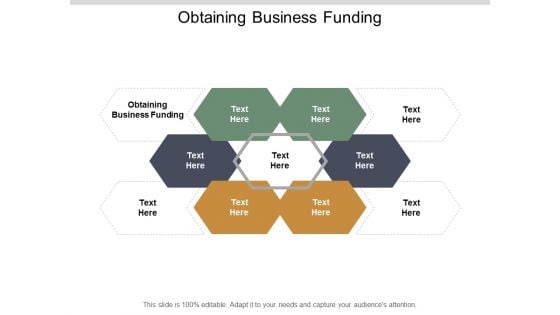 Obtaining Business Funding Ppt PowerPoint Presentation Show Background Cpb