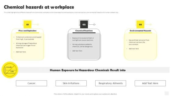 Occupational Health And Safety At Workplace Chemical Hazards At Workplace Sample PDF