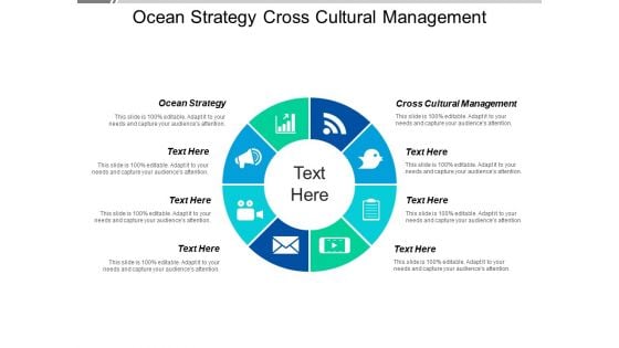 Ocean Strategy Cross Cultural Management Ppt PowerPoint Presentation Slides Backgrounds