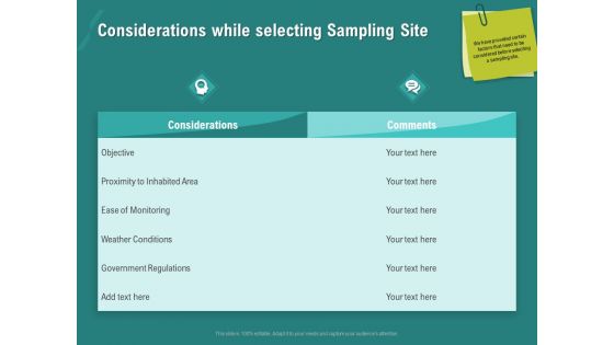 Ocean Water Supervision Considerations While Selecting Sampling Site Brochure PDF