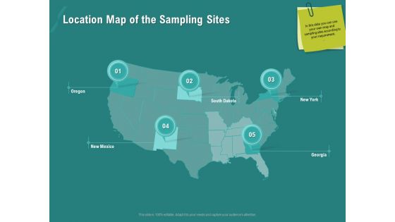 Ocean Water Supervision Location Map Of The Sampling Sites Infographics PDF