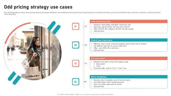 Odd Pricing Strategy Use Cases Template PDF