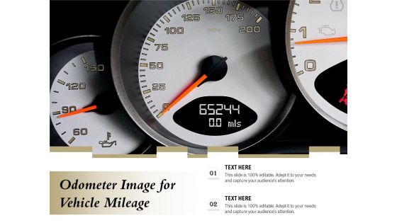 Odometer Image For Vehicle Mileage Ppt PowerPoint Presentation Ideas Guide PDF