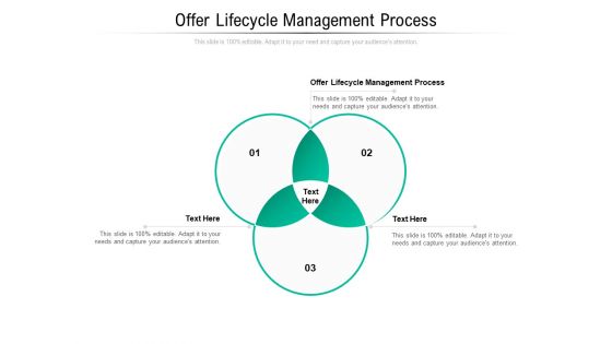 Offer Lifecycle Management Process Ppt PowerPoint Presentation Icon Model Cpb Pdf