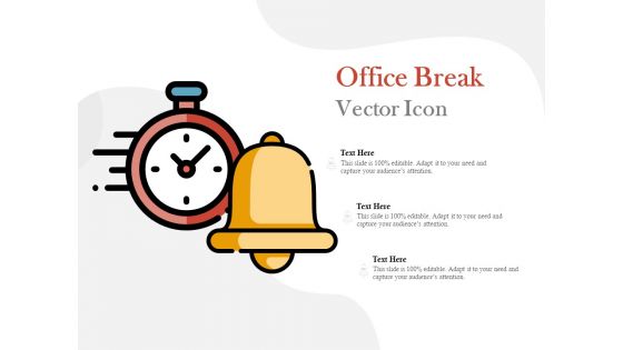 Office Break Vector Icon Ppt PowerPoint Presentation Outline Inspiration