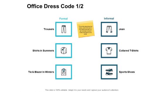 Office Dress Code Strategy Ppt PowerPoint Presentation Infographic Template Rules