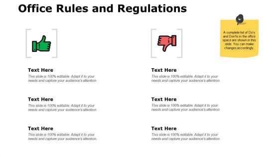 Office Rules And Regulations Ppt PowerPoint Presentation Ideas Graphics Pictures