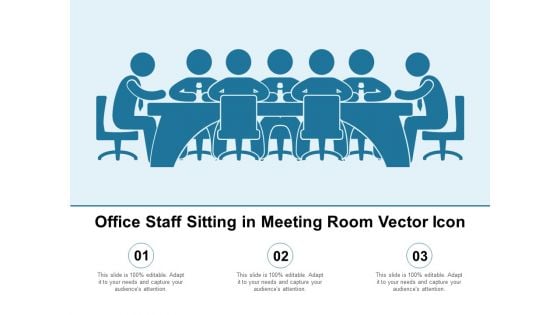 Office Staff Sitting In Meeting Room Vector Icon Ppt PowerPoint Presentation Summary Shapes