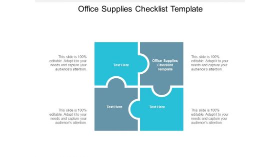 Office Supplies Checklist Template Ppt PowerPoint Presentation Portfolio Example Topics Cpb