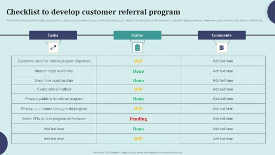 Offline Marketing Techniques To Elevate Brand Visibility Checklist To Develop Customer Ideas PDF