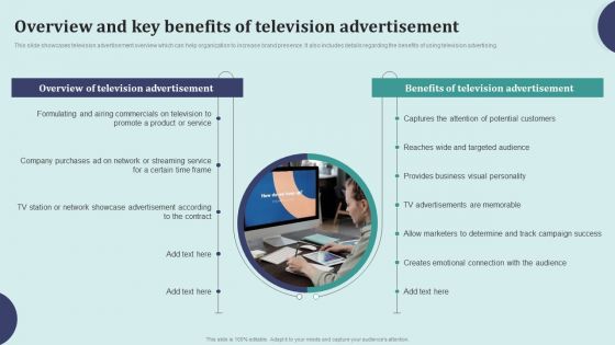 Offline Marketing Techniques To Elevate Brand Visibility Overview And Key Benefits Of Television Sample PDF Offline Marketing Techniques To Elevate Brand Visibility Overview And Key Benefits Of Television Sample PDF