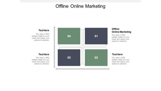 Offline Online Marketing Ppt PowerPoint Presentation Layouts Icon Cpb